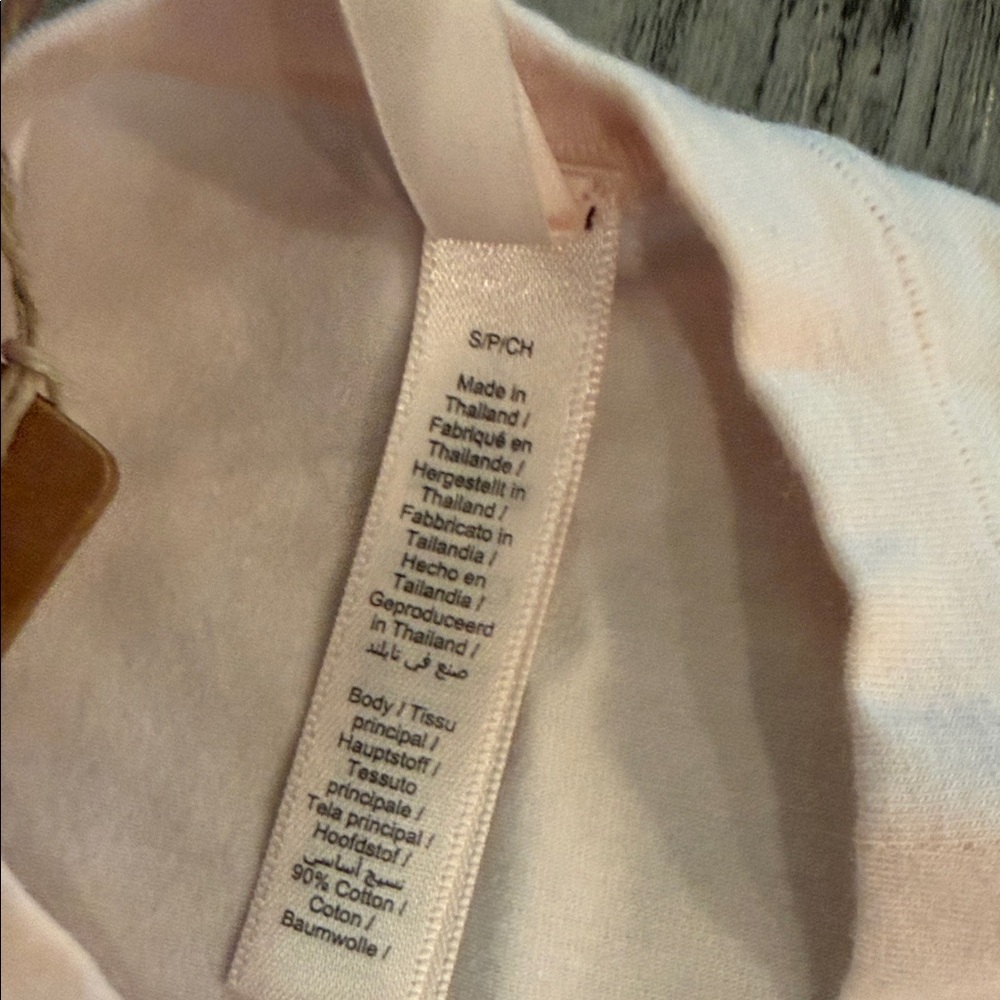 NWT SKIMS Soft Pink Long Sleeve Women's Tee - Picture 2 of 4